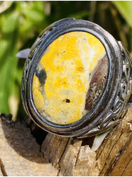 Bague en argent massif "...