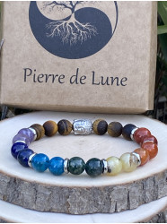 Bracelet 7 Chakras " Tigre...