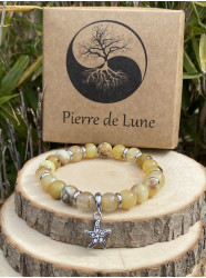 Bracelet pierres " Soleil...