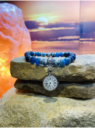 Bracelet " Les heures bleues "