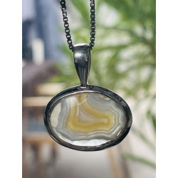 Agate Soleil facettée du...
