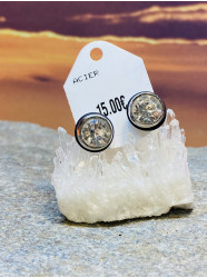 Boucles d'oreilles " White...