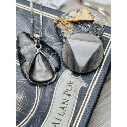Obsidienne étoile argentée+...