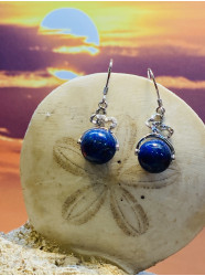 Boucles d'oreilles " Lapis...