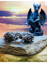 Bracelet acier " Iron Lion "