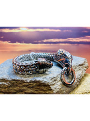 Bracelet acier " Iron Hawk "