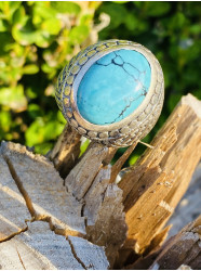 Bague argent " Turquoise de...